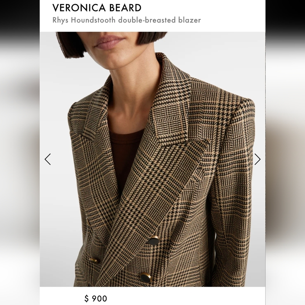 NWT Veronica Beard Rhys Double-Breasted Blazer Sz 12, Sold Out Everywhere